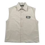 Duepuntozero Camicia Tinta Unita Smanicata per Bambino SMAR2 BEIGE DUEPUNTOZERO 