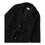 SARABANDA cappotto tinta unita con bottoni Nero per Bambina A723 NERO SARABANDA 