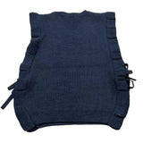 BARCELLINO gilet tinta unita scollo a v Blu per Bambina 115316J BLU BARCELLINO 