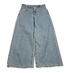 John Richmond Jeans Tinta Unita con Brillantini per Bambina RGP26133JE AZZURRO JOHN RICHMOND 