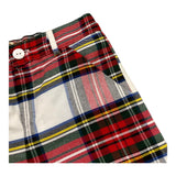 LITTLE BEAR bermuda tinta unita con fantasia scozzese Bianco per Bambino 5258 BIANCO LITTLE BEAR 