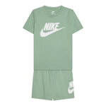 Nike Completo 2 Pezzi T-Shirt-Bermuda Tinta Unita per Neonato 86L596NX VERDE NIKE 
