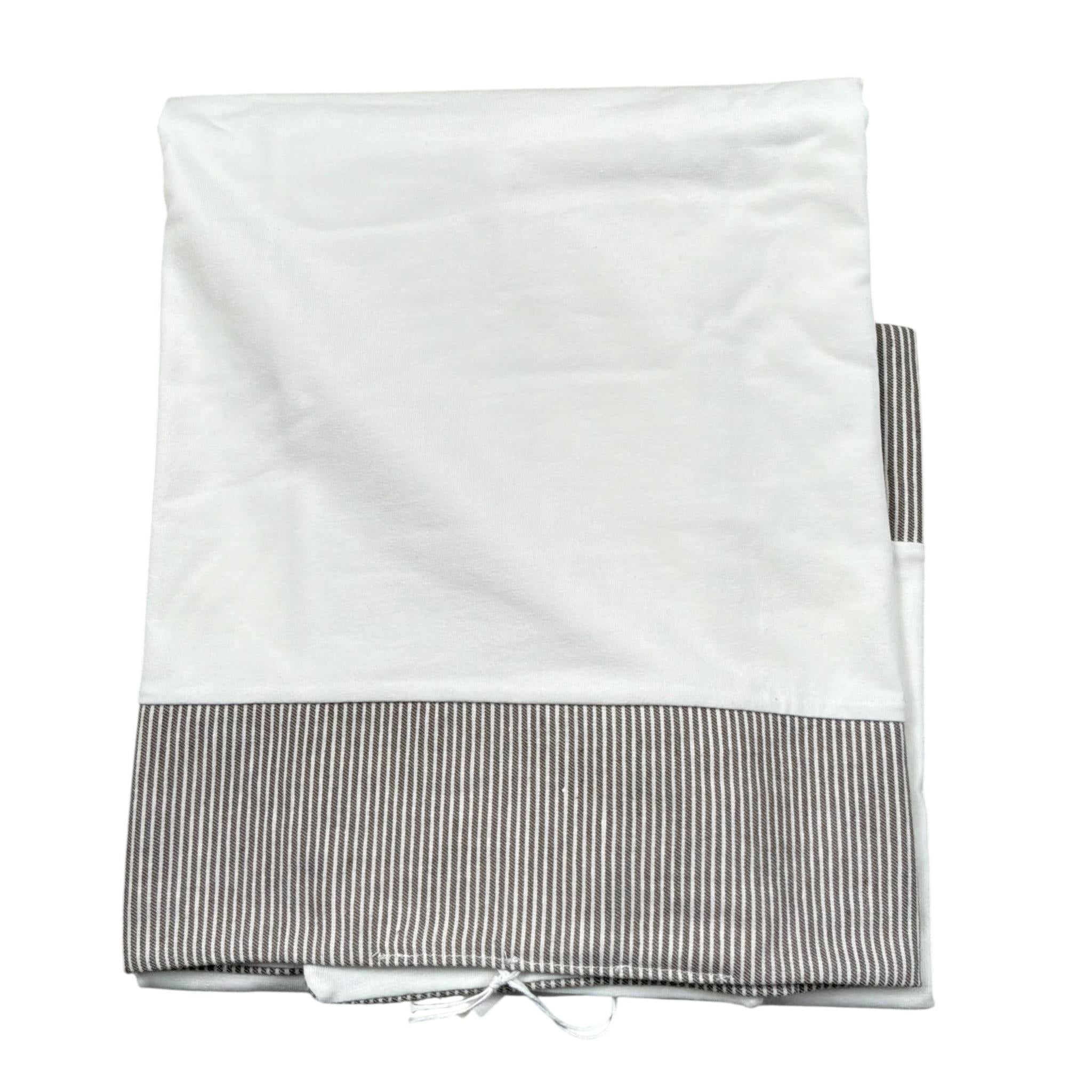 Lalalu' Coperta tinta unita con Stampa Bianco per Neonato COL4P BIANCO LALALU' 