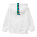 Bikkembergs Completo 2 Pezzi Felpa-Bermuda Tinta Unita per Bambino BK3017 BIANCO BiKKEMBERGS 