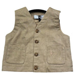 Trussardi Gilet Tinta Unita con Taschini per Neonato TIP26057GT BEIGE TRUSSARDI 