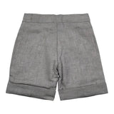 La Stupenderia Bermuda Tinta Unita con Elastico In Vita per Bambino TJBR71 GRIGIO LA STUPENDERIA 