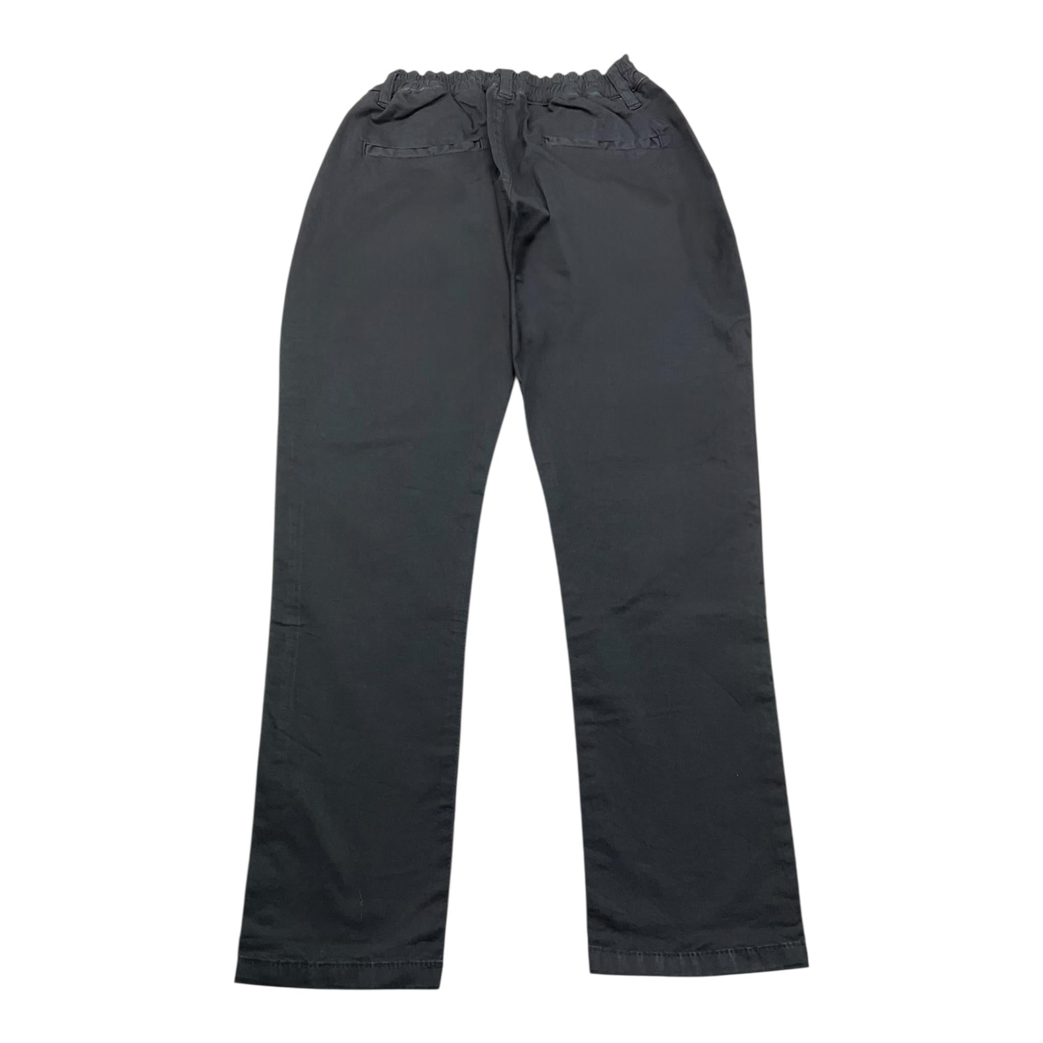 NEVER TOO pantallone tinta unita con elastico in vita Nero per Bambino NT1004R NERO NEVER TOO 