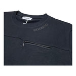 Bikkembergs T-Shirt Girocollo Tinta Unita con Stampa per Bambino BK3182 NERO BiKKEMBERGS 