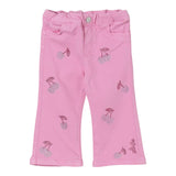 Liu Jo Pantalone Tinta Unita con Elastic In Vita E Brillantini per Neonata HA5070X ROSA LIU JO 