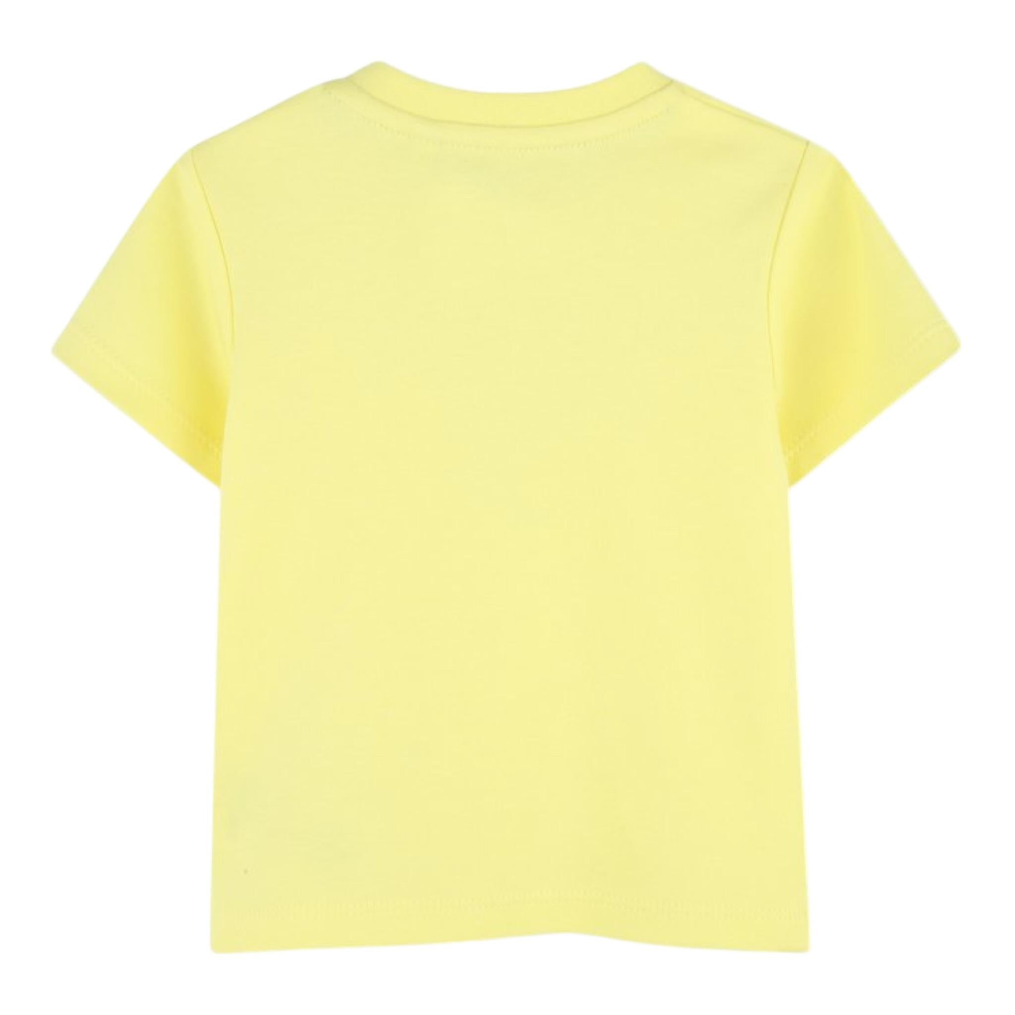 Timberland T-Shirt Girocollo Tinta Unita con Stampe per Neonato T60388 GIALLO TIMBERLAND 