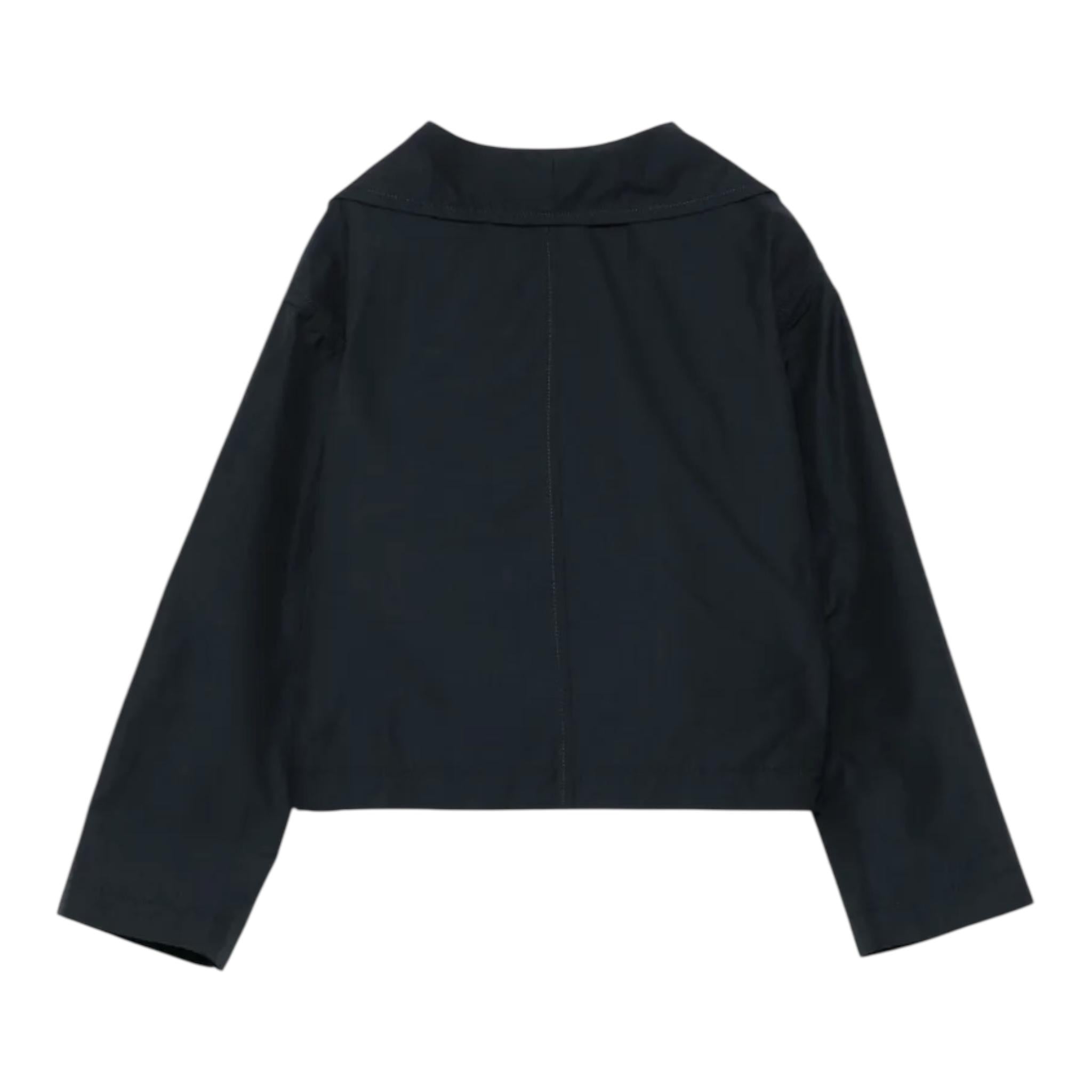 Aspesi Trench Corto Tinta Unita per Bambina S25020GRC0069 BLU ASPESI 