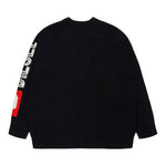 DIESEL cardigan tinta unita con stampa Nero per Bambino J02073X NERO DIESEL 