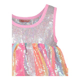 Billieblush Abito Multicolor con Paillettes Giromanica per Bambina U20968X ROSA BillIEBLUSH 