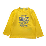 GUESS shirt girocollo tinta unita con stampa Giallo per Neonato N4YI30K8HM4X GIALLO GUESS 