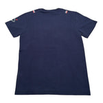 Daniele Alessandrini T-Shirt Girocollo tinta unita con Stampe Blu per Bambino 1236M0333 BLU DANIELE ALESSANDRINI 