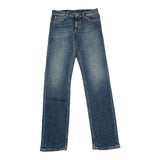 DONDUP jeans tinta unita con girovita regolabile Blu per Bambino DMPA017 BLU DONDUP 