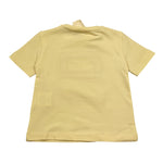 Elisabetta Franchi T-Shirt Girocollo Tinta Unita con Stampa Traforata per Neonata EGTS096N GIALLO ELISABETTA FRANCHI 