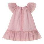 Mayoral Abito Giromanica Tinta Unita con Tulle per Neonata 1850XX ROSA MAYORAL 