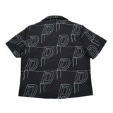 Do Not Conform Camicia Mezza Manica Tinta Unita Stampa Fantasia per Bambino DCA NERO DO NOT CONFORM 