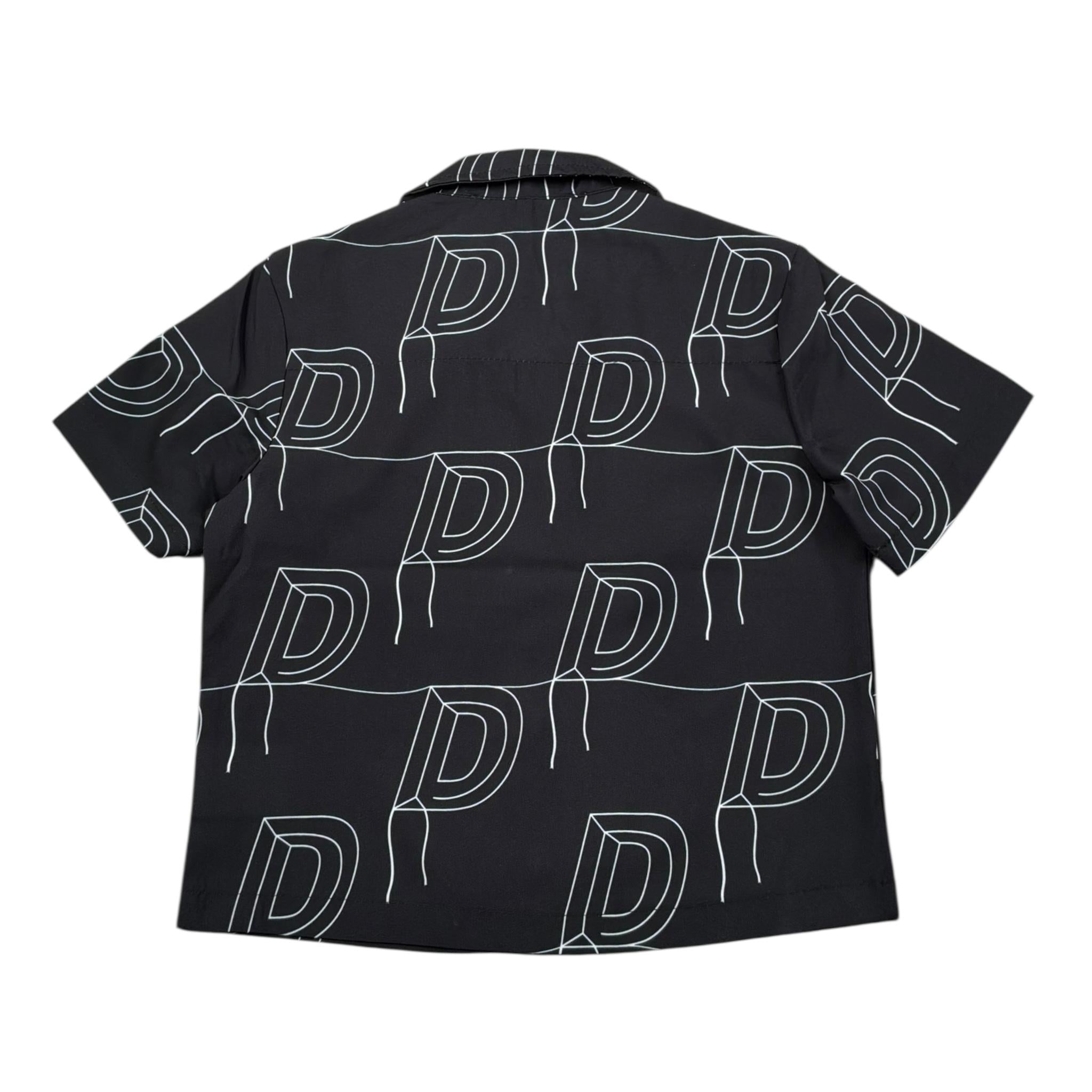 Do Not Conform Camicia Mezza Manica Tinta Unita Stampa Fantasia per Bambino DCA NERO DO NOT CONFORM 