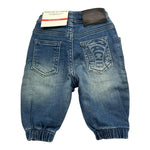 Cesare Paciotti Jeans Tinta Unita con Elastico In Vita per Neonato JDHD BLU CESARE PACIOTTI 