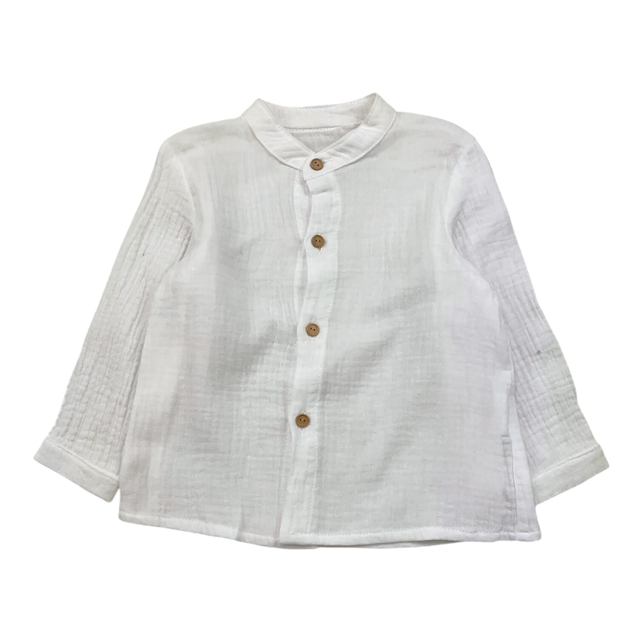 YOEDU camicia tinta unita con colletto coreano Bianco per Neonato 3055 BIANCO YOEDU 
