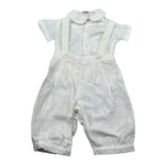 Il Gufo Completo 2 Pezzi Camicie-Salopette per Neonato PATDP521L0014 PANNA IL GUFO 