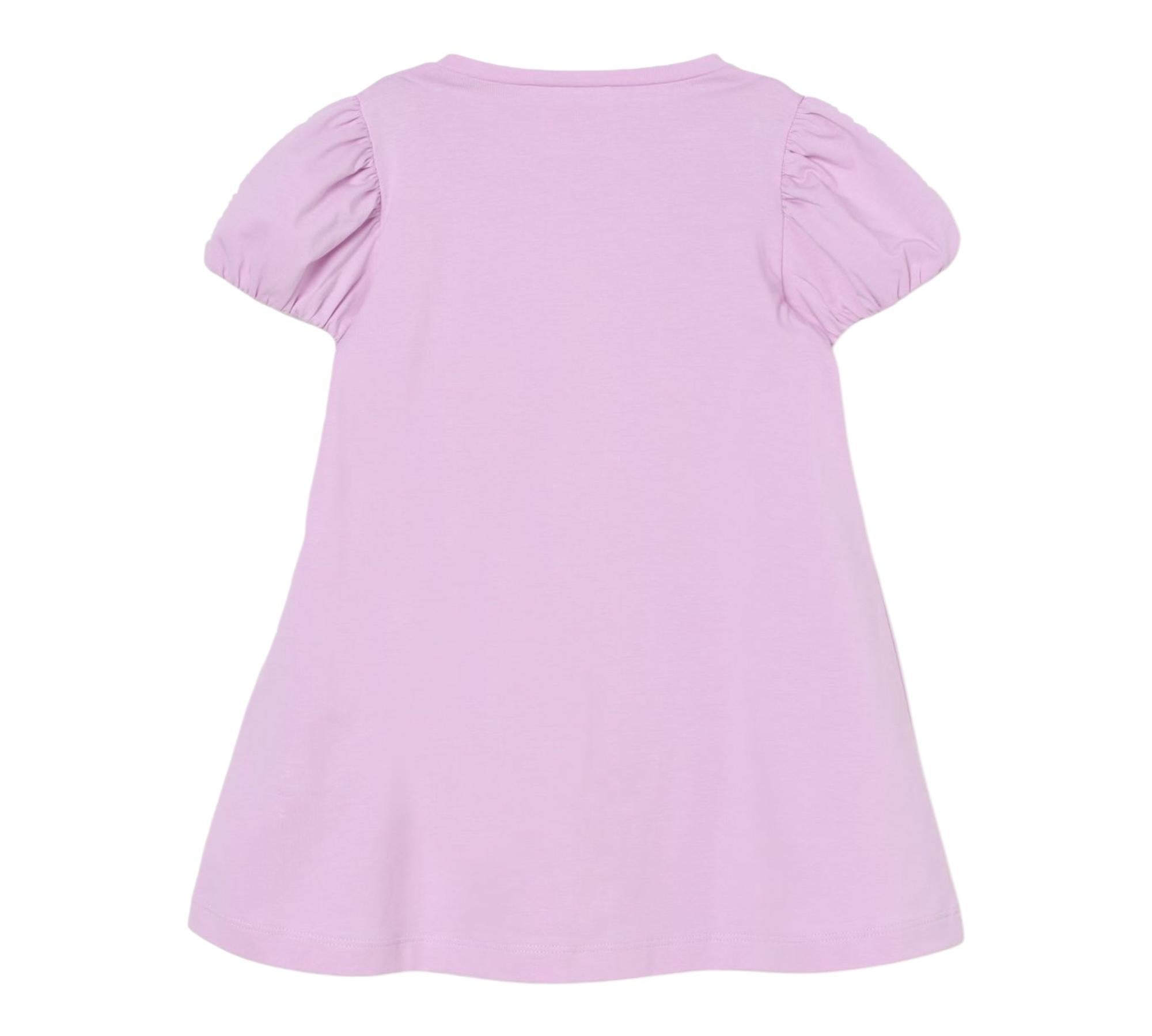 Liu Jo Abito Tinta Unita con Brillantini per Bambina KA5037XXX LILLA LIU JO 