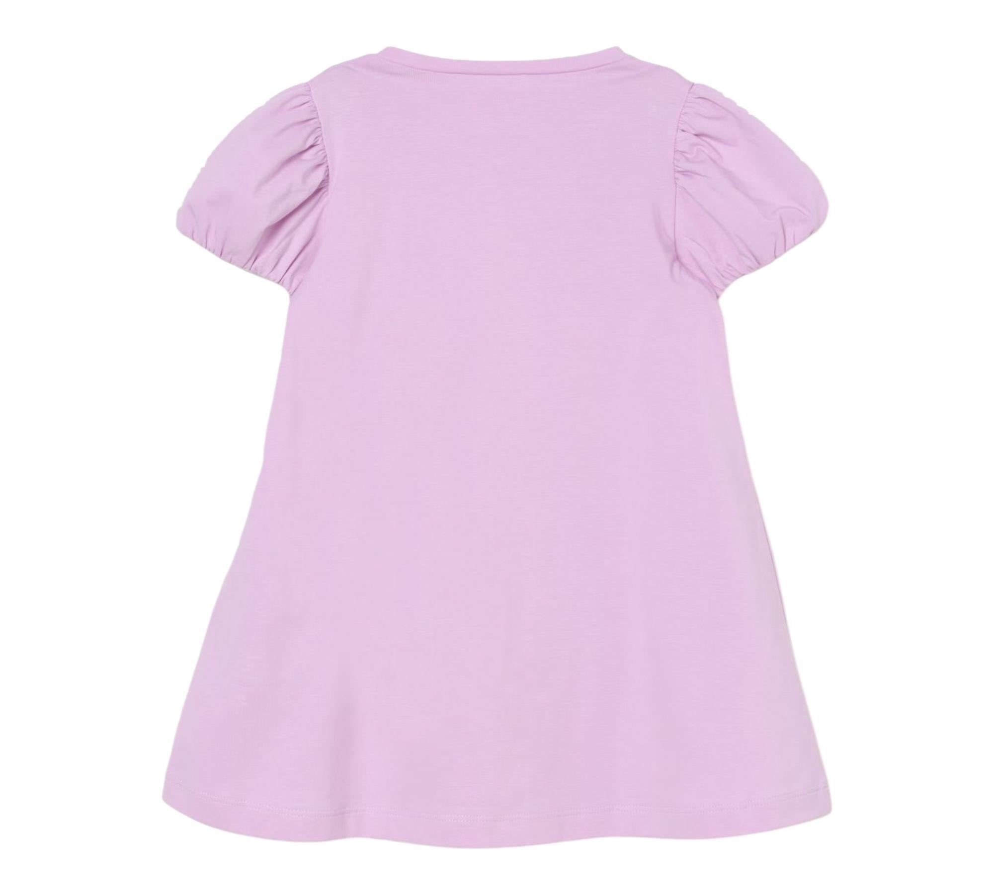 Liu Jo Abito Tinta Unita con Brillantini per Bambina KA5037XXX LILLA LIU JO 