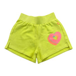 Billieblush Short Tinta Unita con Stampa per Bambina U21044 GIALLO FLUO BillIEBLUSH 