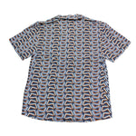 Never Too Camicia Tinta Unita con Fantasia Mezza Manica per Bambino NT2019B BLU NEVER TOO 