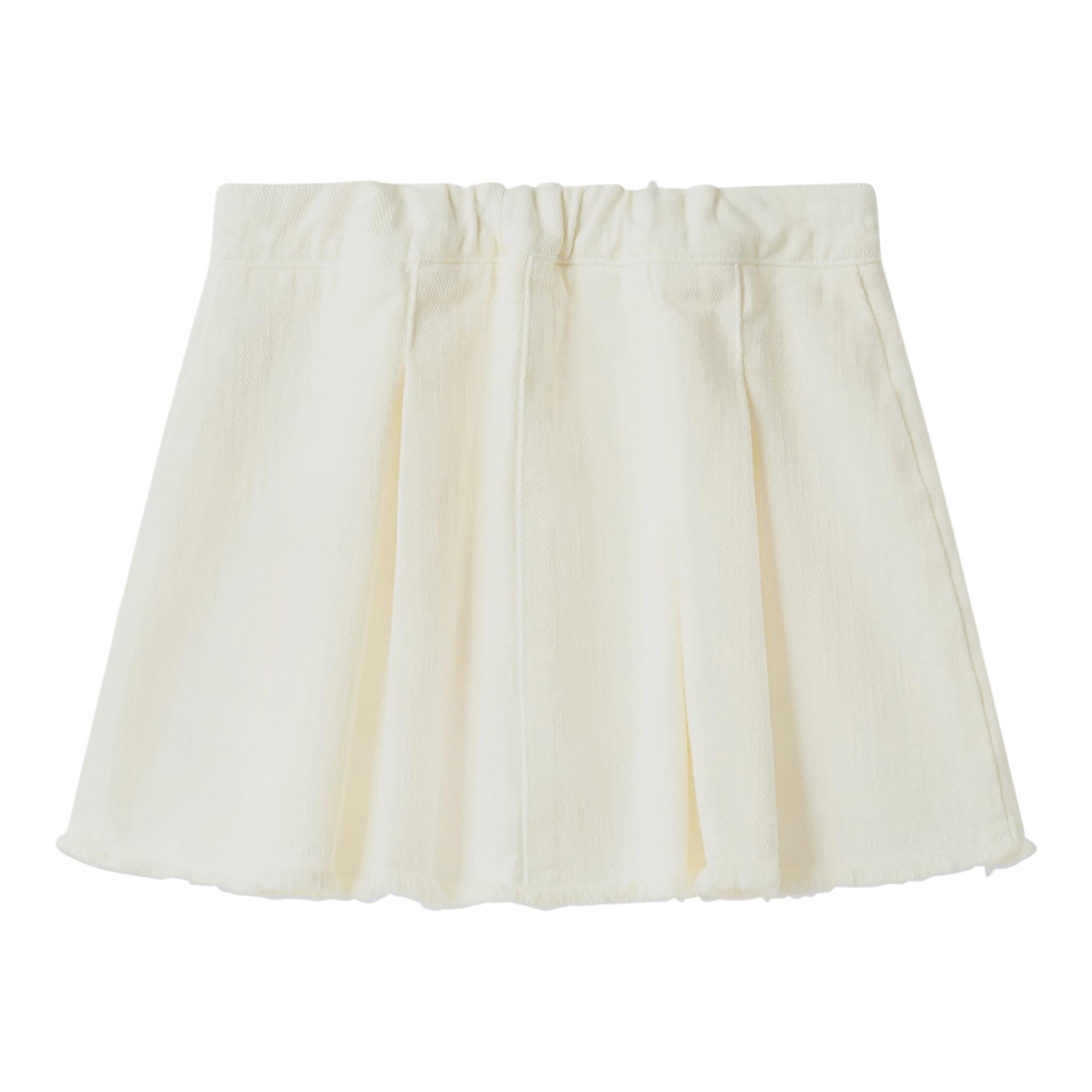 Il Gufo Gonna Tinta Unita con Girovita Regolabile per Bambina P25GN230J0044 PANNA IL GUFO 