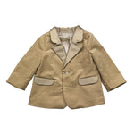 LA STUPENDERIA giacca tinta unita mnopetto Beige per Neonato CCGH51 BEIGE LA STUPENDERIA 