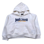 Just Cavalli Felpa Chiusa con Cappuccio Tinta Unita con Logo per Neonato JIP26039FE PANNA JUST CAVALLI 