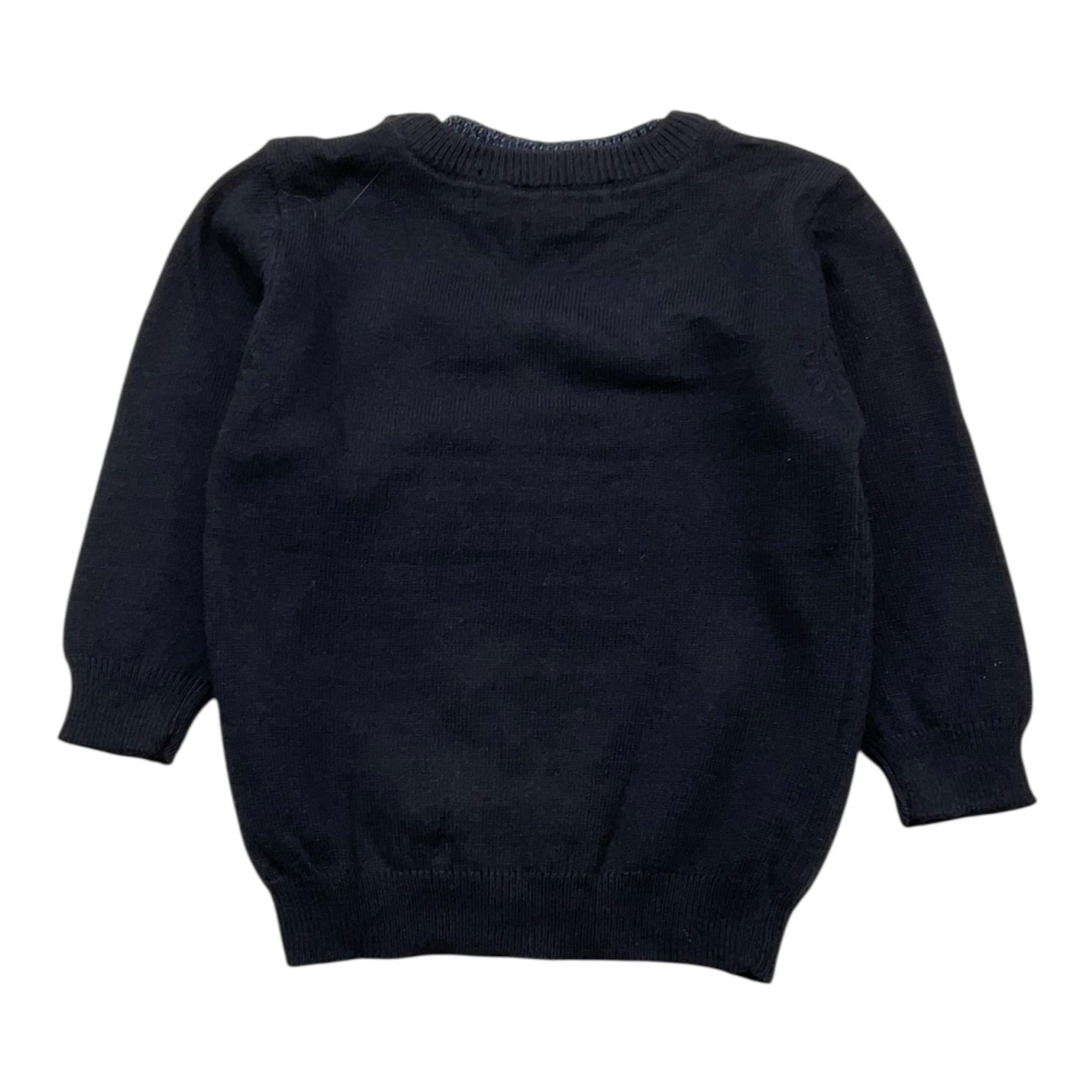 SP1 maglia girocollo tinta unita Blu per Neonato N9901348 BLU SP1 