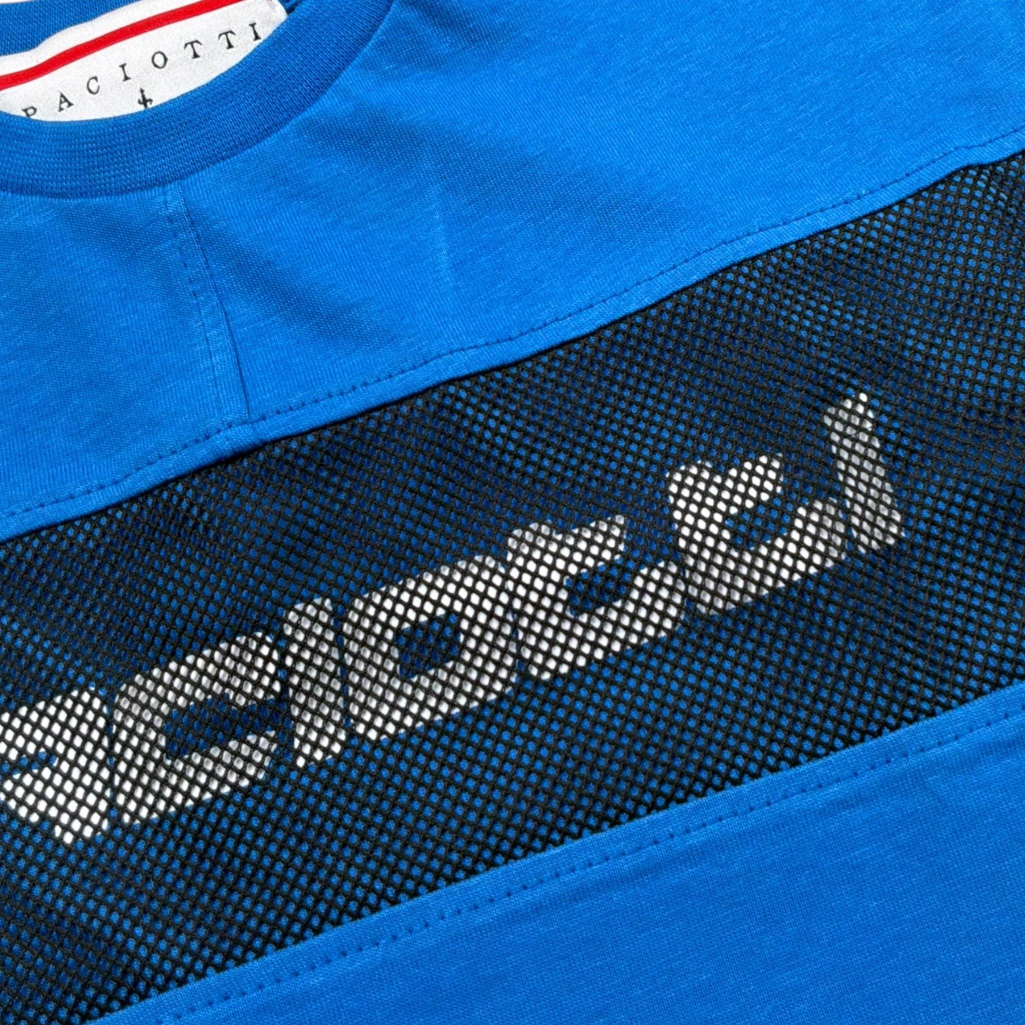 Cesare Paciotti T-Shirt Girocollo Tinta Unita con Stampa per Neonato TSP3108B COBALTO CESARE PACIOTTI 