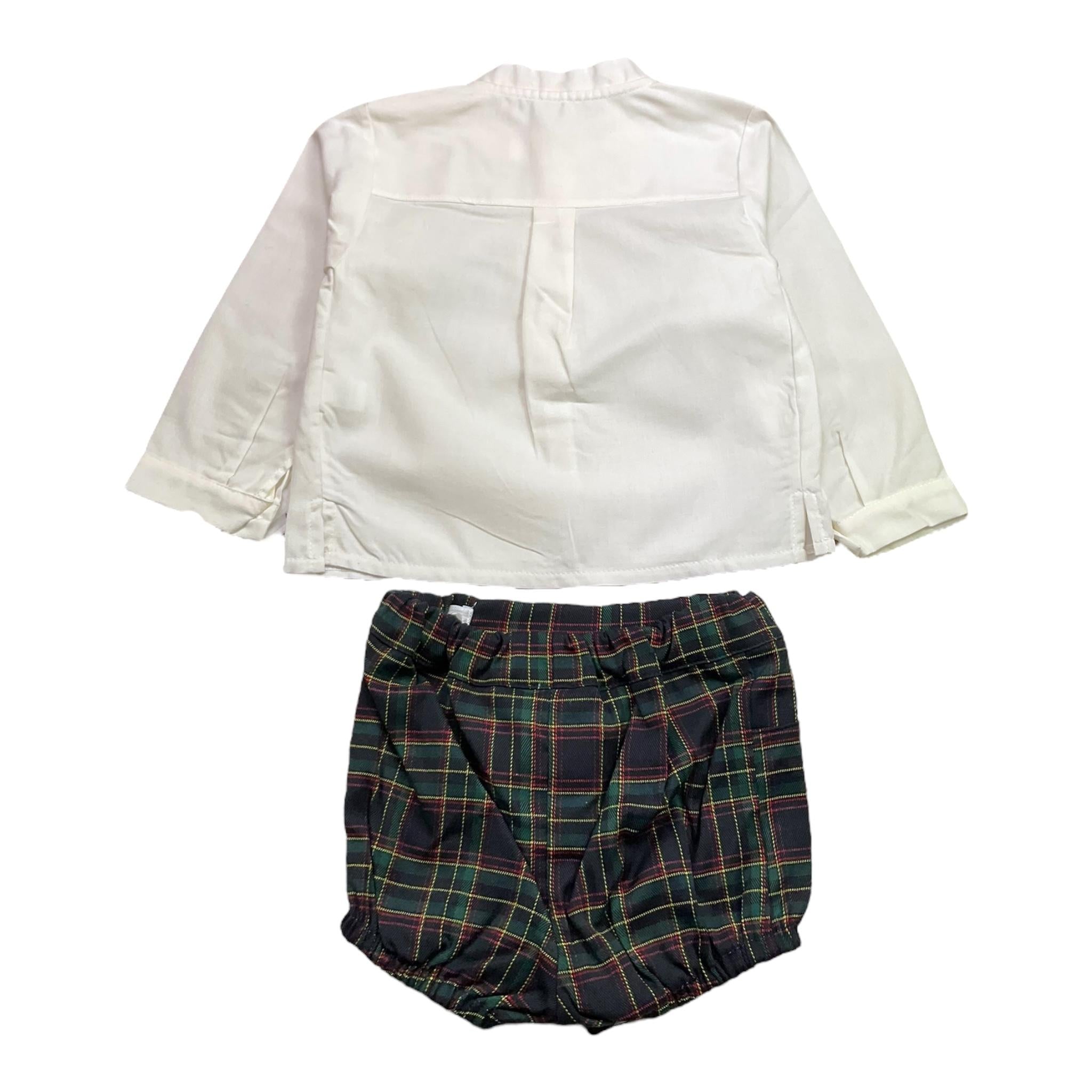 VALENTINA BEBES completo 2pz camicia-bermuda Bianco per Neonato MAR87N BIANCO VALENTINA BEBES 