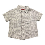 Cesare Paciotti Camicia Mezza Manica Tinta Unita con Stampe per Neonato CMP5103B BIANCO CESARE PACIOTTI 