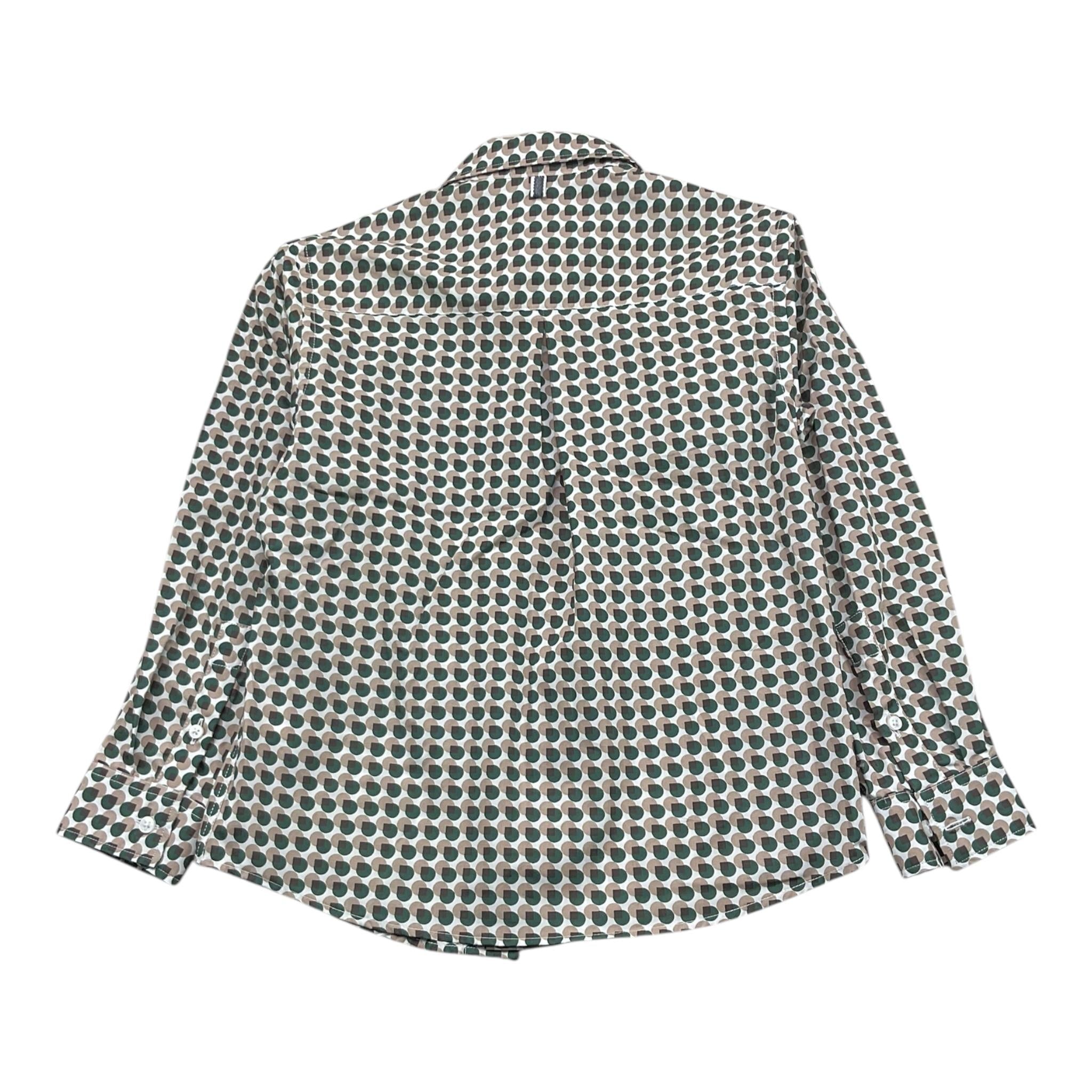 PAOLO PECORA camicia tinta unita con fantasia  Bianco/verde per Bambino PP4102 BIANCO/VERDE PAOLO PECORA 