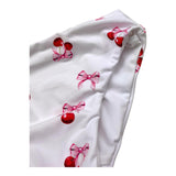 Monnalisa Costume 2 Pezzi Fascia-Slip Tinta Unita con Stampa per Neonata 39C045 BIANCO MONNALISA 