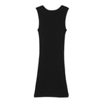 Twinset Abito Tinta Unita Giromanica In Maglia per Bambina 251GJ3410X NERO TWINSET 