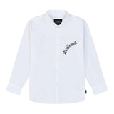 John Richmond Camicia Tinta Unita con Stampa per Neonato RBP25016CAN BIANCO JOHN RICHMOND 