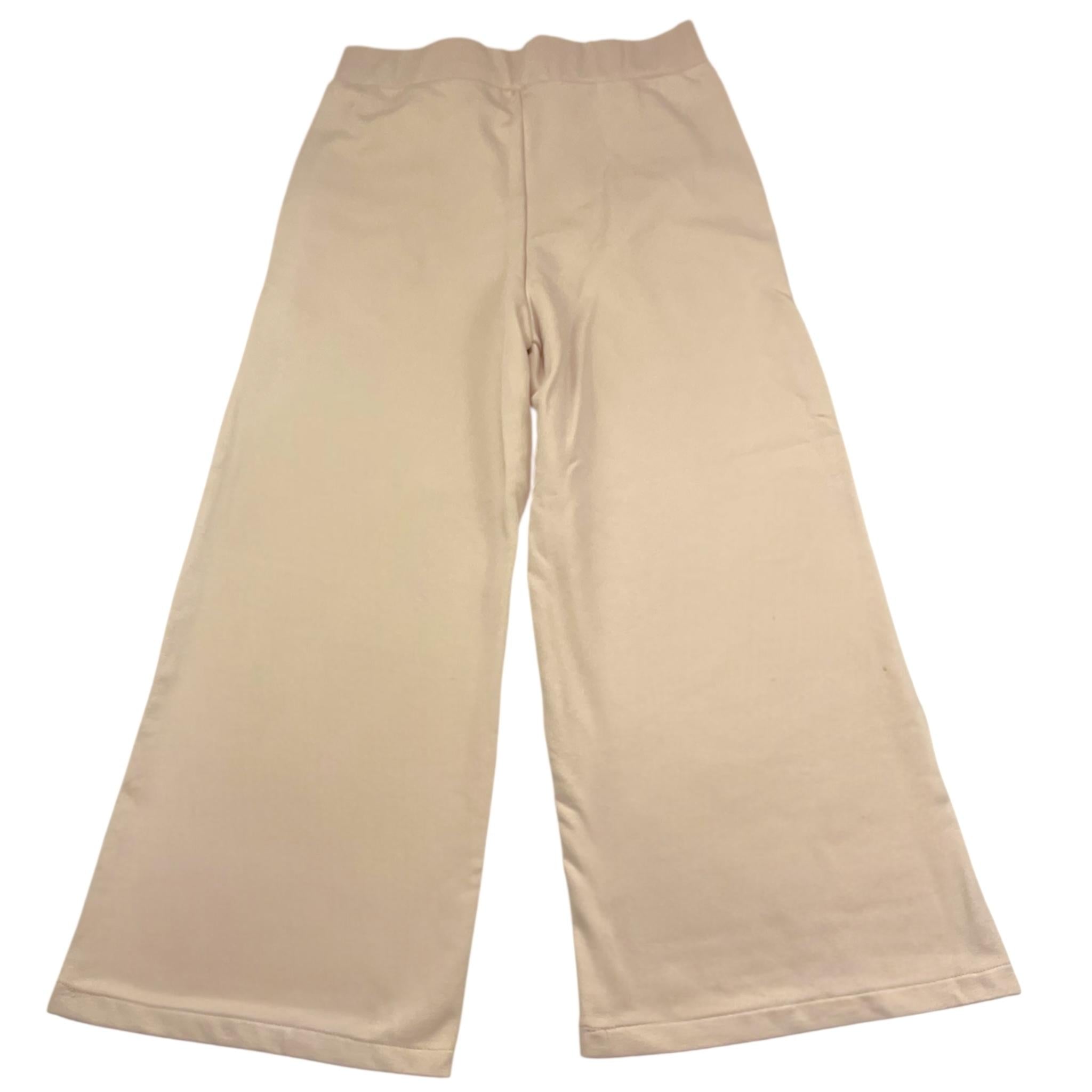 Janice Pantalone Tinta Unita Modello A Palazzo per Bambina JN617R BEIGE JANICE 