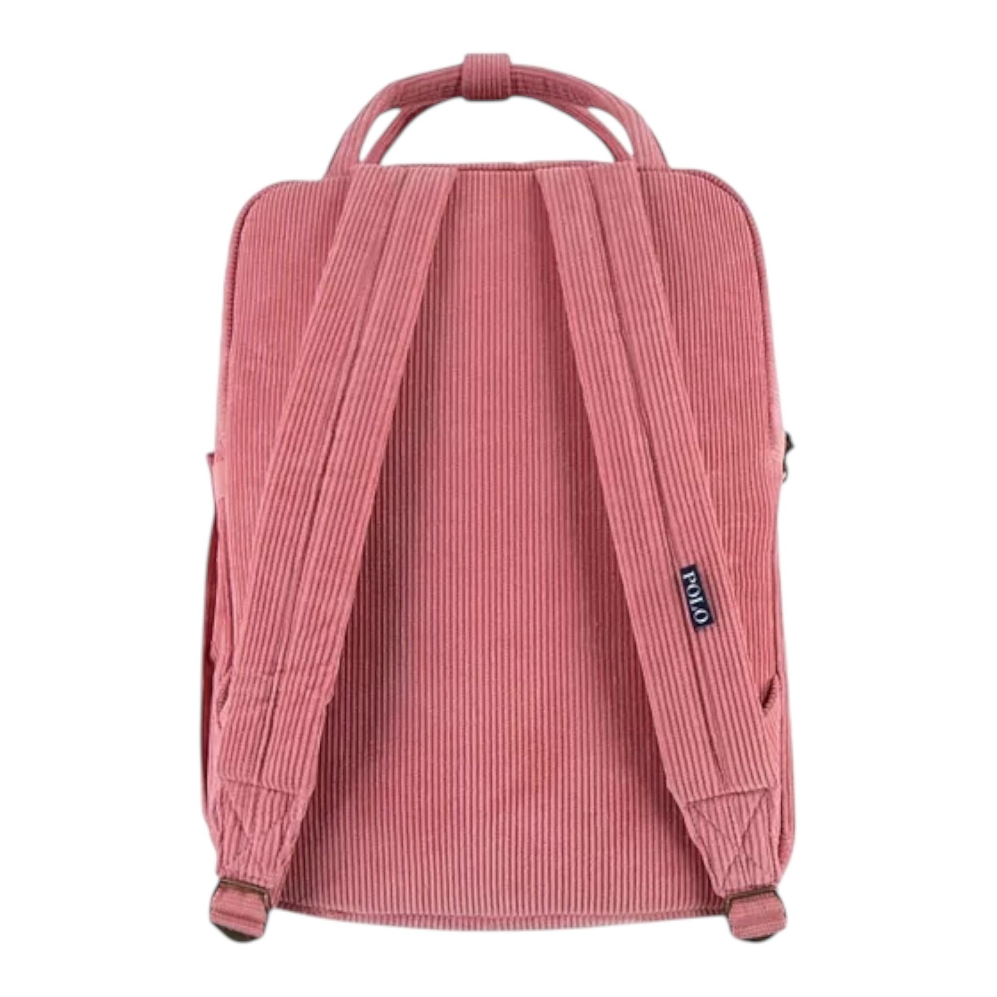 Ralph Lauren Zaino Tinta Unita con Logo per Bambina 9AR100 ROSA RALPH LAUREN 