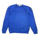 BERNA maglia girocollo tinta unita Blu per Bambino 23548 BLU BERNA 