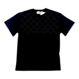 Elisabetta Franchi T-Shirt Girocollo Tinta Unita con Brillantini per Bambina EFTS227 NERO ELISABETTA FRANCHI 