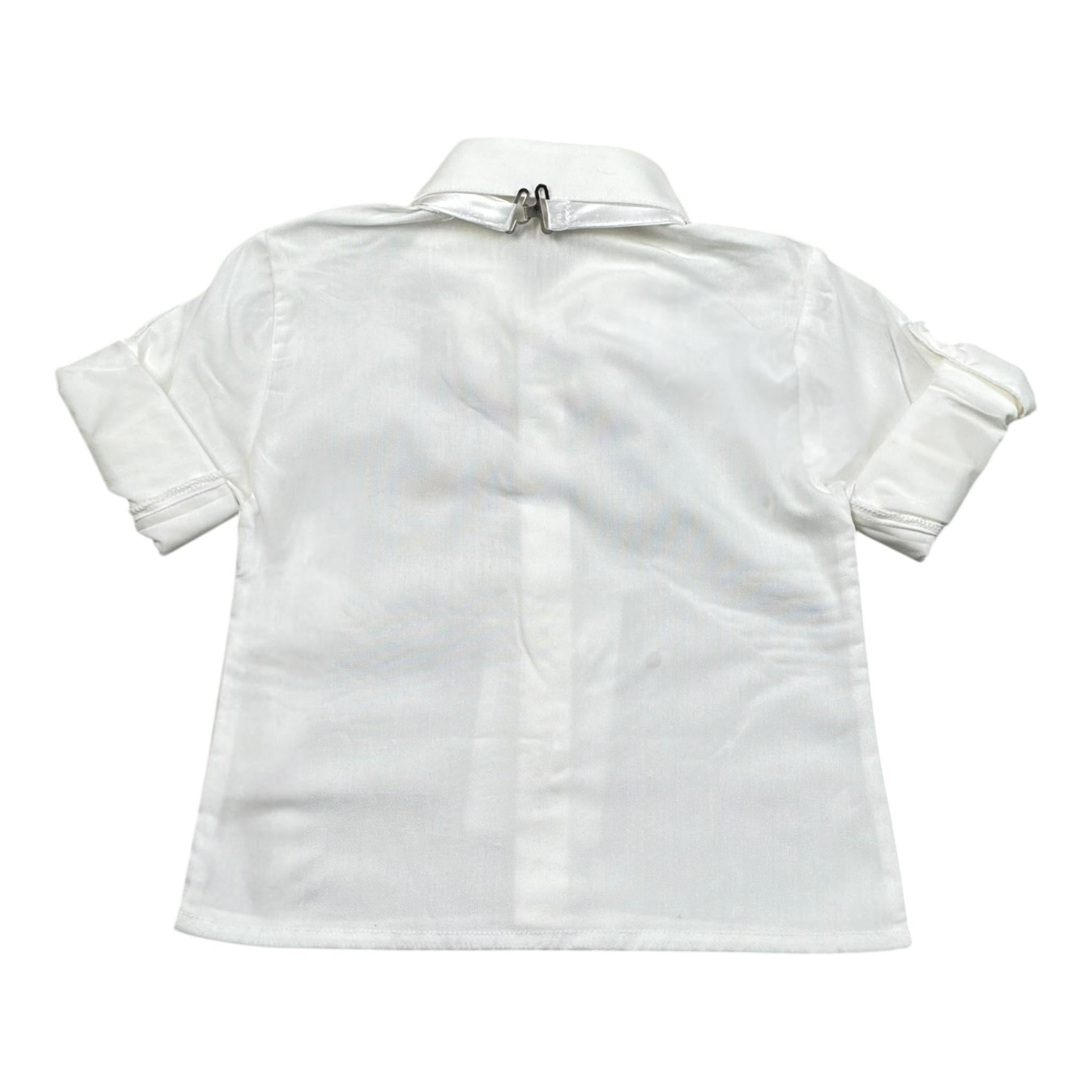 Isabel & Martinez Set Camicia-Papillion Tinta Unita per Neonato IM24B91 BIANCO ISABEL & MARTINEZ 