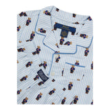 Ralph Lauren Completo 2 Pezzi Pigiama T-Shirt-Bermuda  per Bambino 9P0115 AZZURRO RALPH LAUREN 