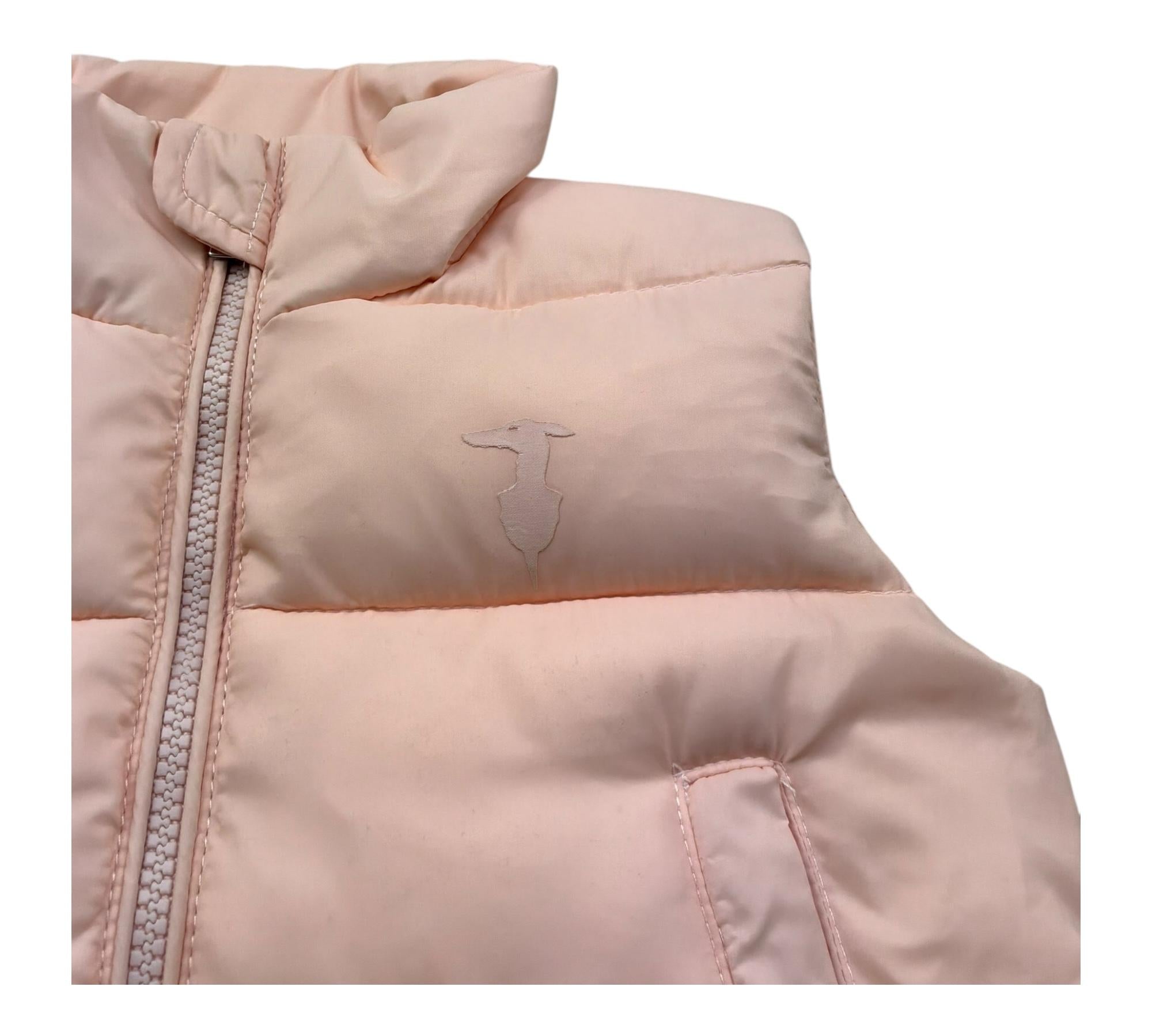 Trussardi Smanicato Tinta Unita con Logo per Neonata TIP26026PI ROSA TRUSSARDI 