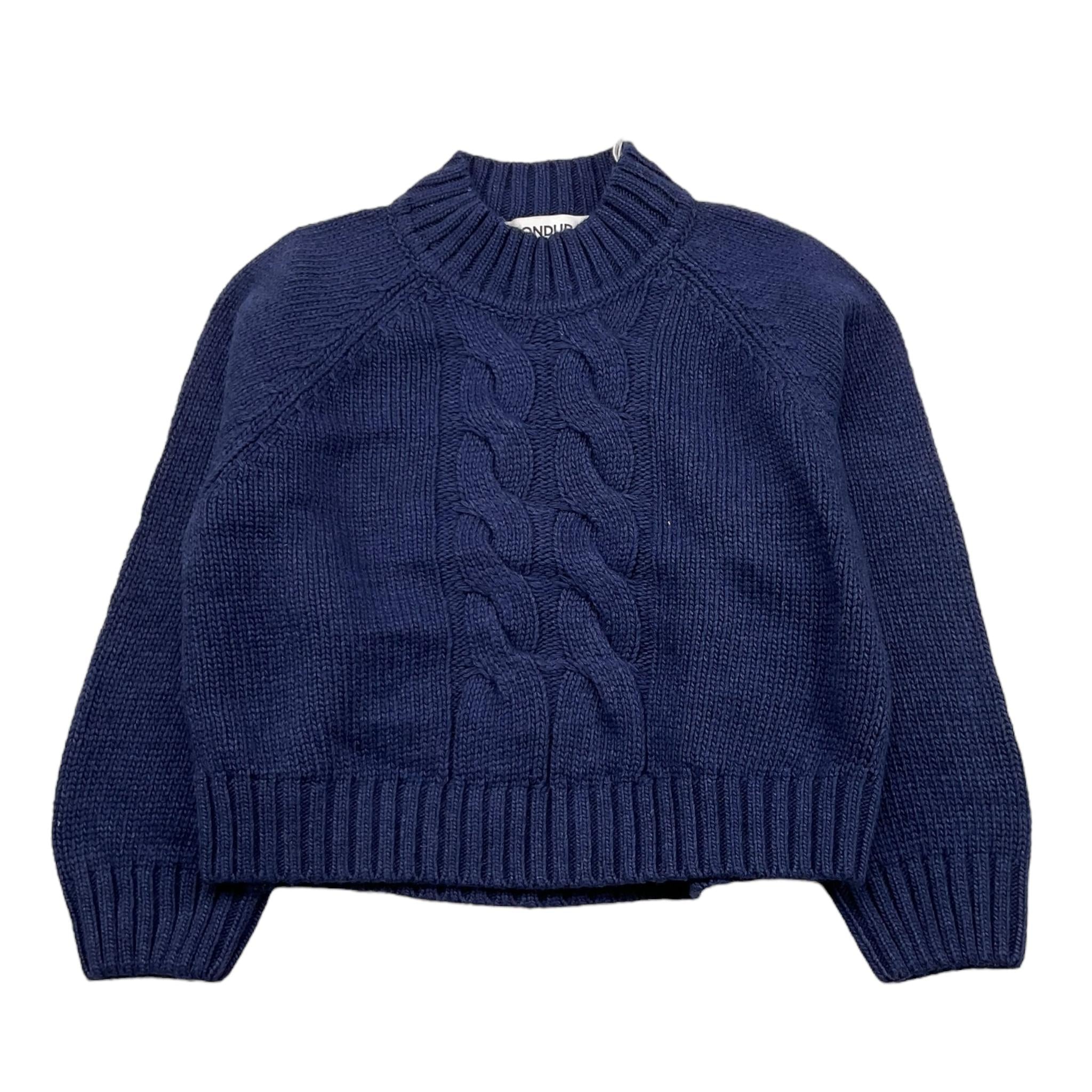 DONDUP maglia tinta unita mezzo collo Blu per Neonata DMMA001N BLU DONDUP 